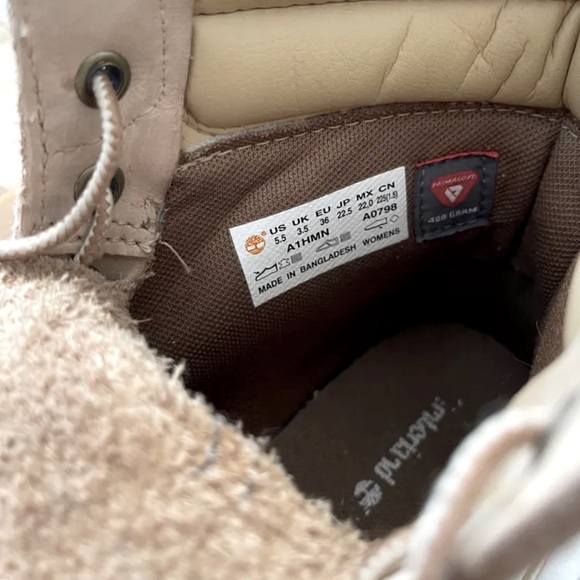 Timberland Boots beige 5.5 US women - Picture 3 of 4